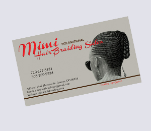 Design & Printing of business card for start-up company.